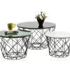 Tische-KARE Design Couchtisch East Coast Rund (3/Set)