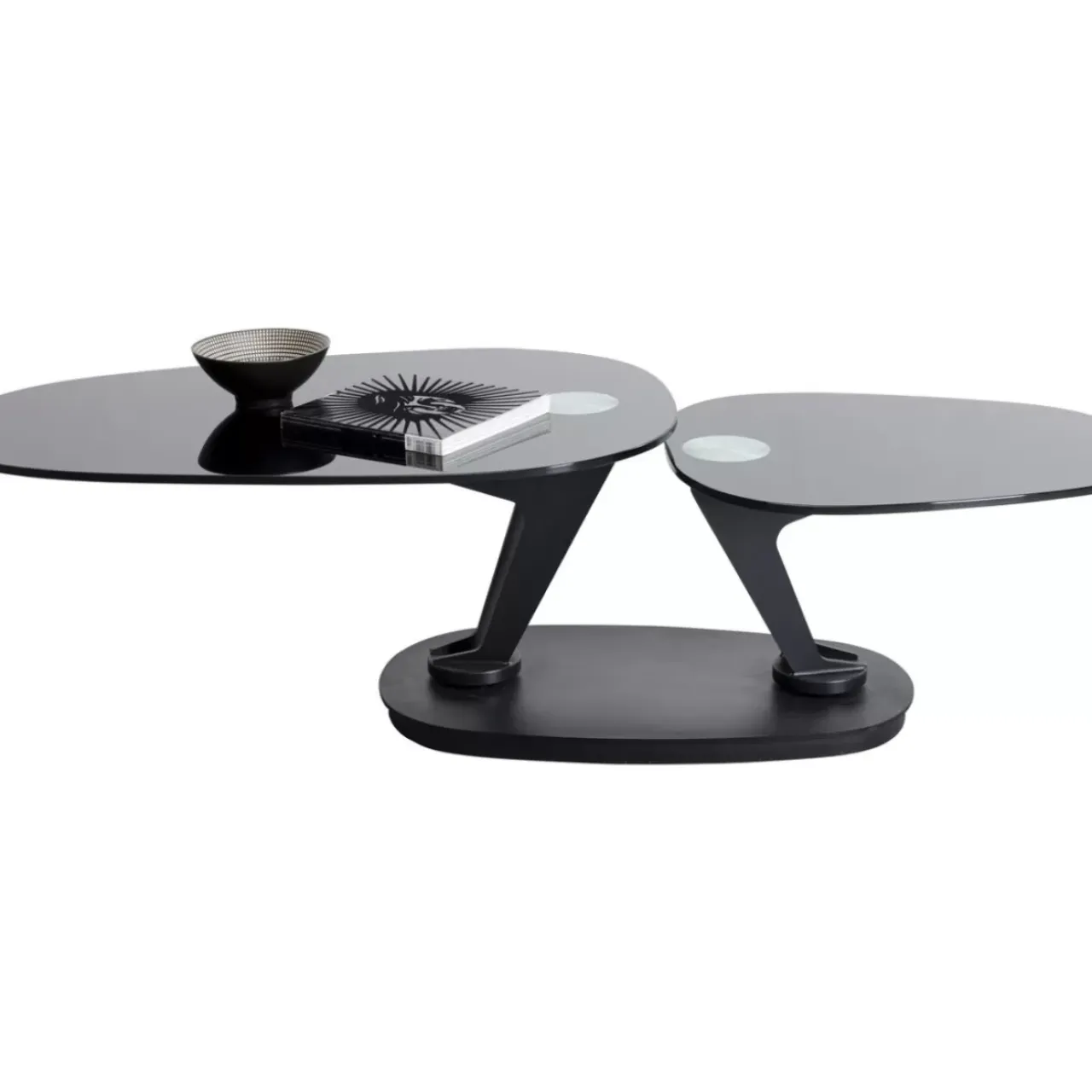 Tische-KARE Design Couchtisch Franklin Schwarz 150X58Cm
