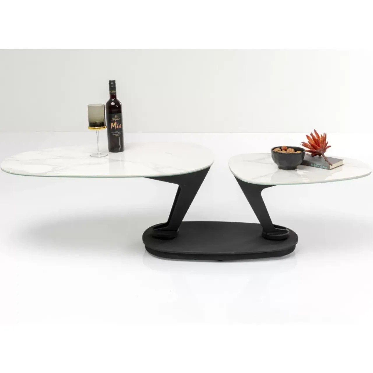 Tische-KARE Design Couchtisch Franklin Weis 150X58Cm