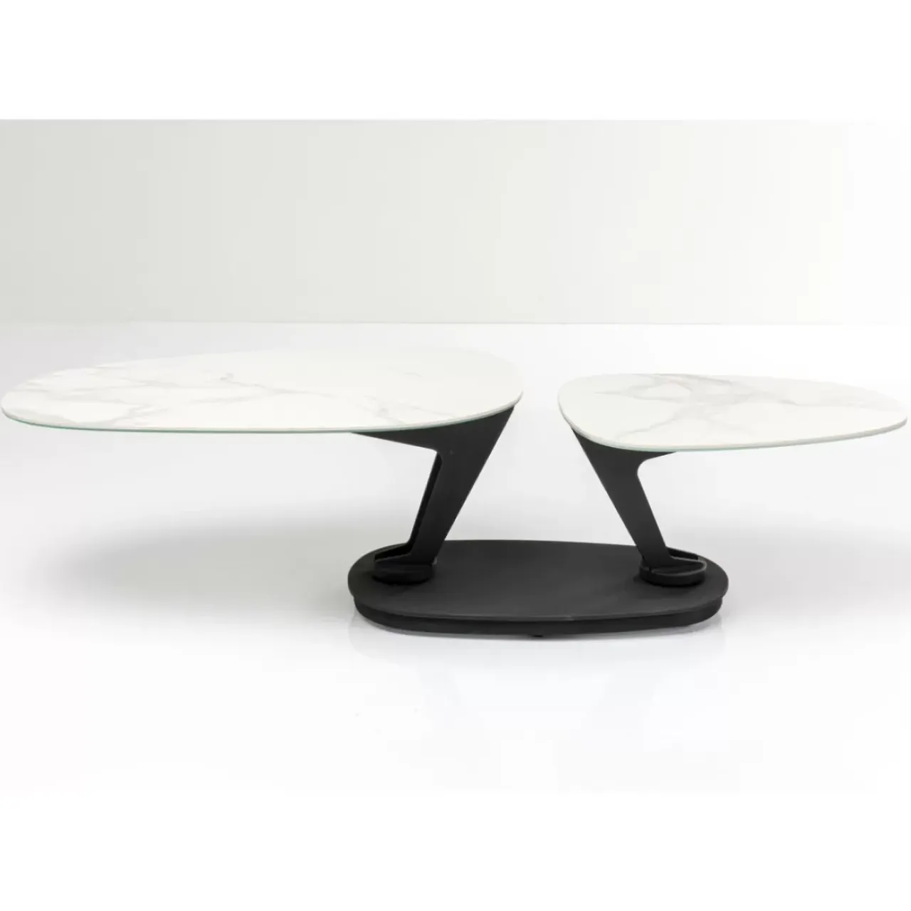 Tische-KARE Design Couchtisch Franklin Weis 150X58Cm