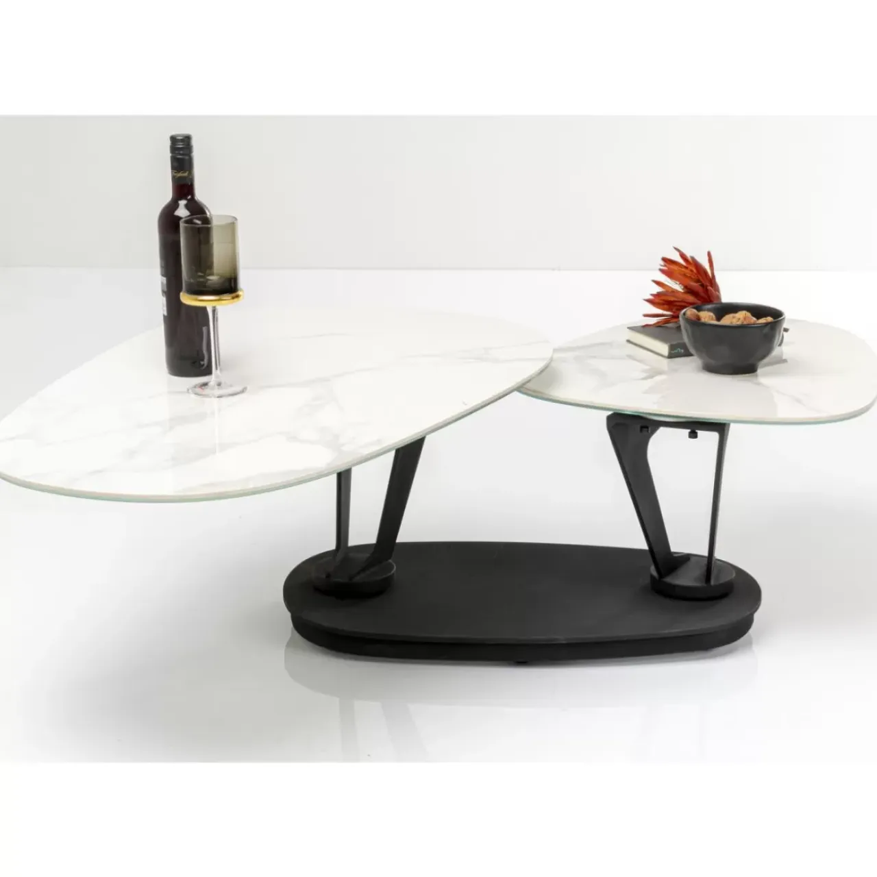 Tische-KARE Design Couchtisch Franklin Weis 150X58Cm