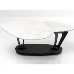 Tische-KARE Design Couchtisch Franklin Weis 150X58Cm