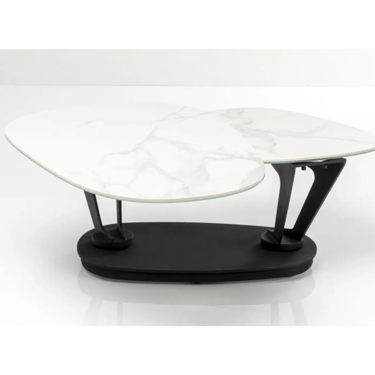 Tische-KARE Design Couchtisch Franklin Weis 150X58Cm