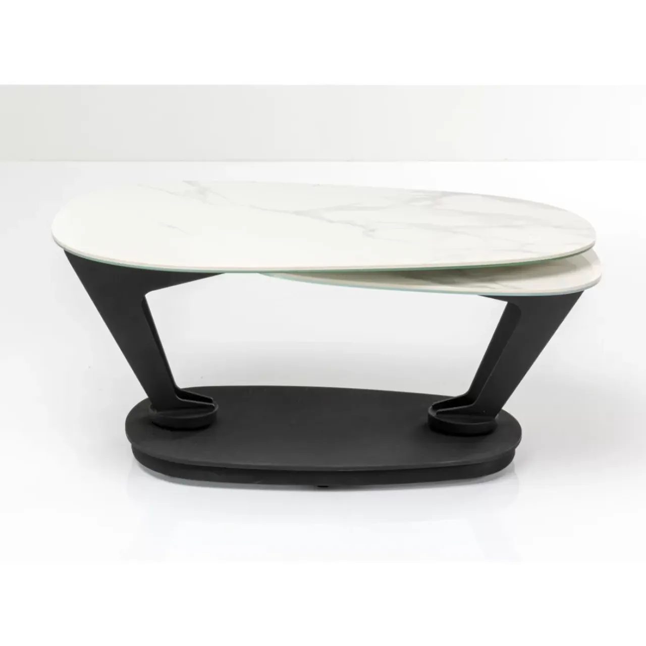Tische-KARE Design Couchtisch Franklin Weis 150X58Cm