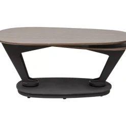 Tische-KARE Design Couchtisch Franklin Wood Walnuss 161X60Cm