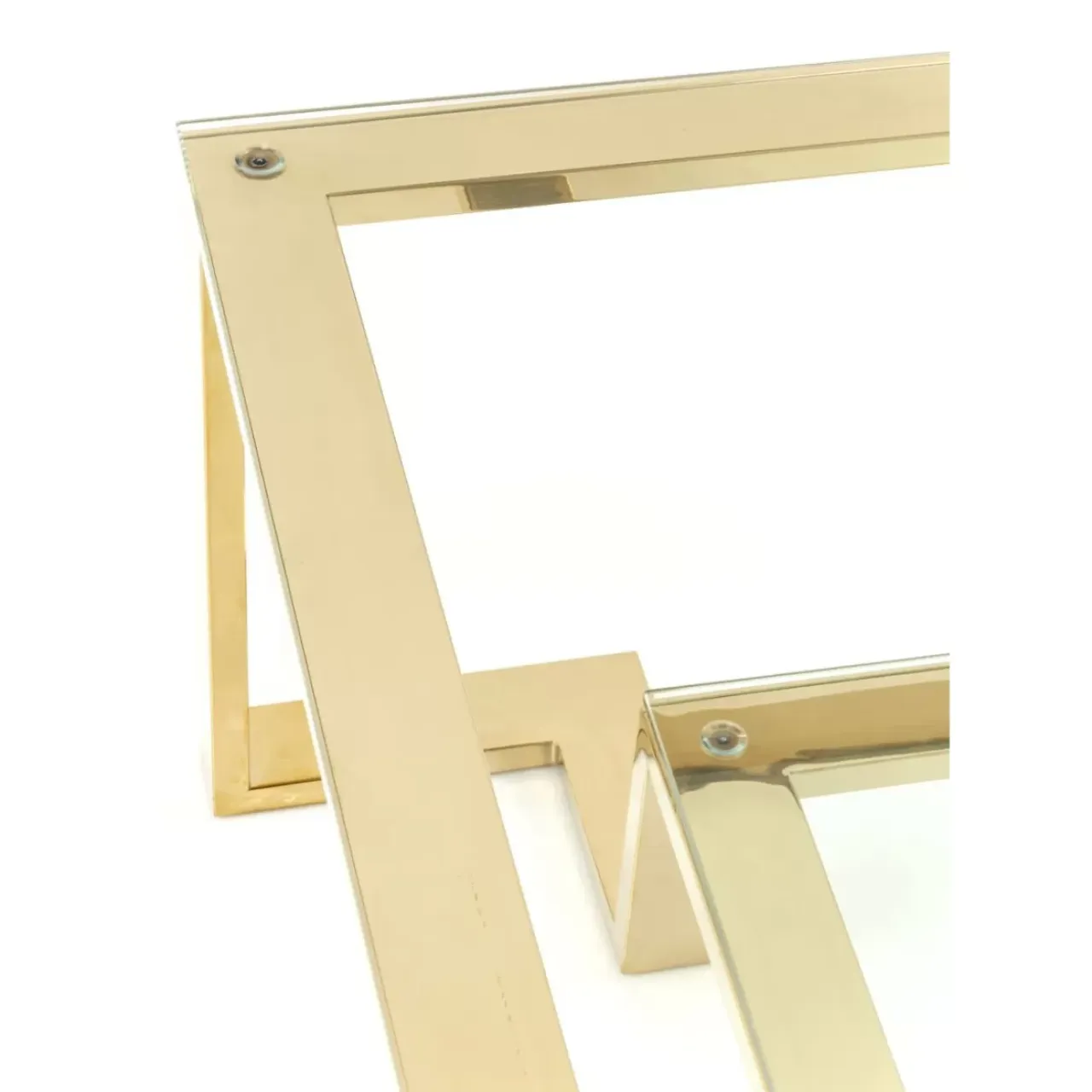 Tische-KARE Design Couchtisch Gold Rush 120X120Cm