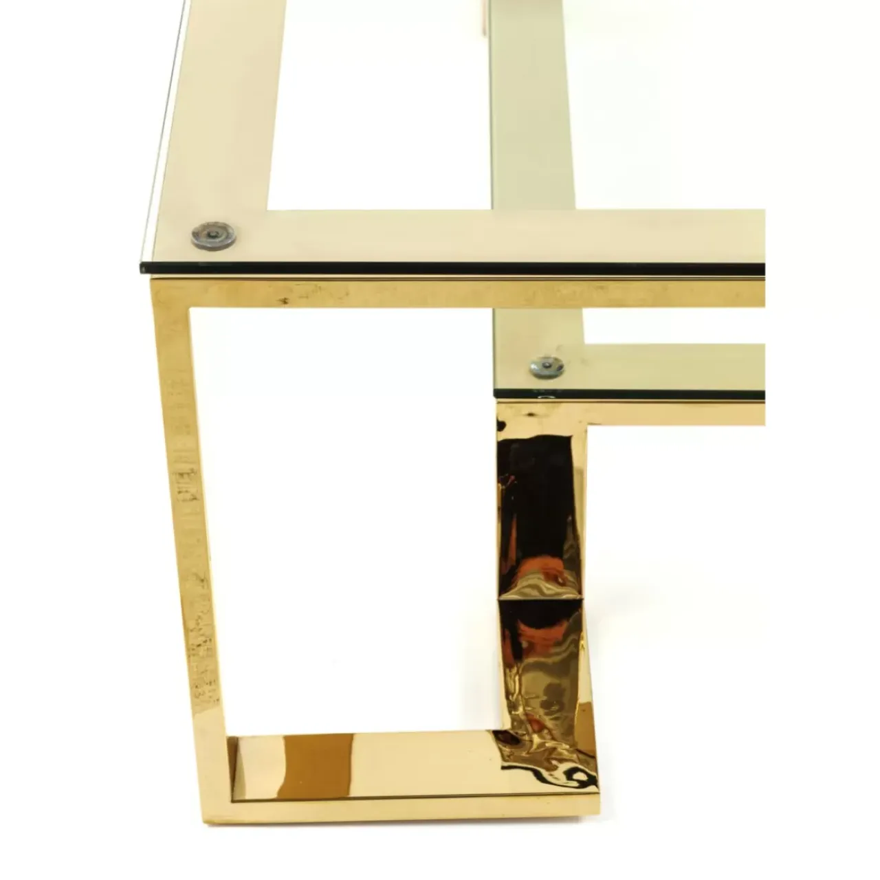Tische-KARE Design Couchtisch Gold Rush 120X120Cm