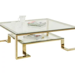 Tische-KARE Design Couchtisch Gold Rush 120X120Cm