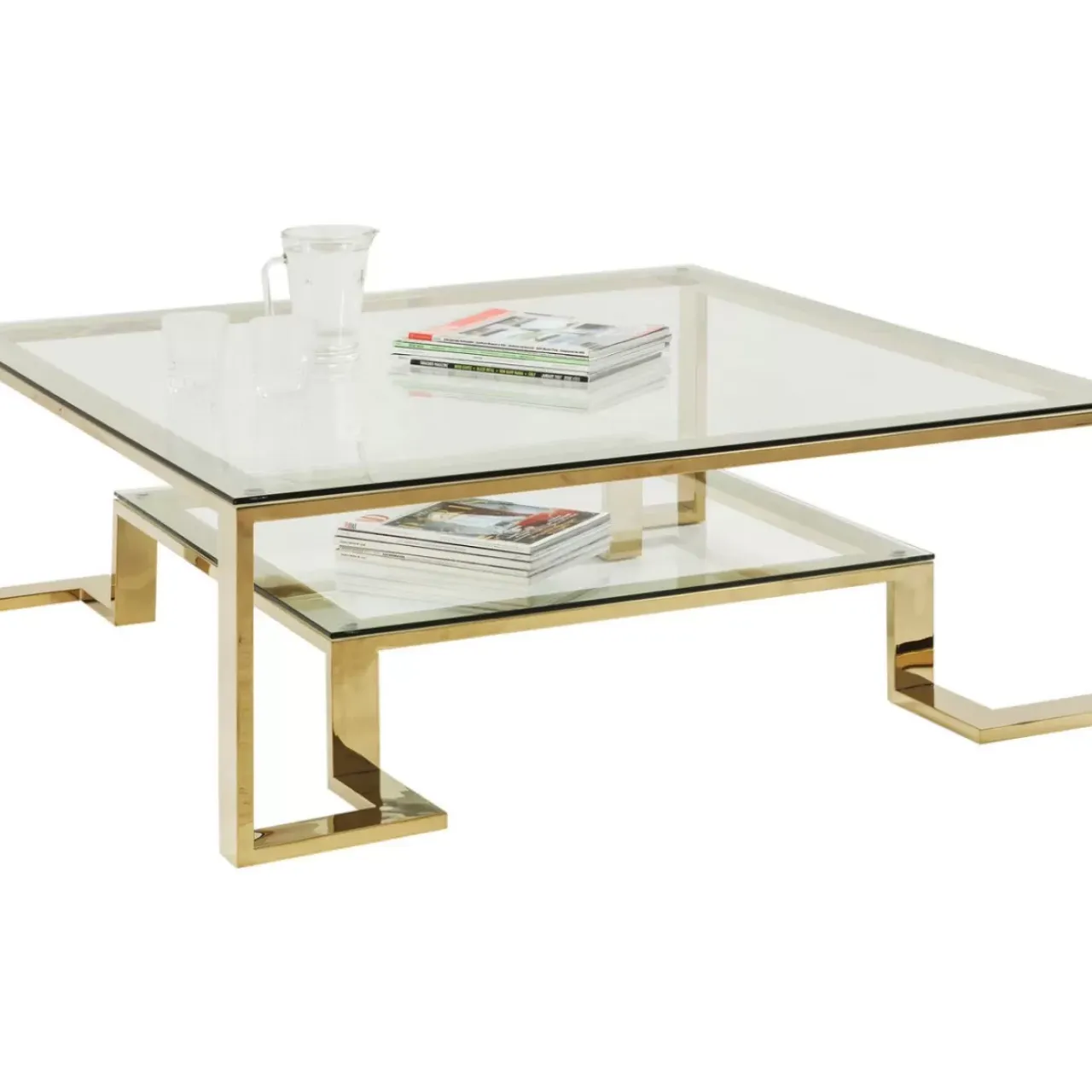 Tische-KARE Design Couchtisch Gold Rush 120X120Cm