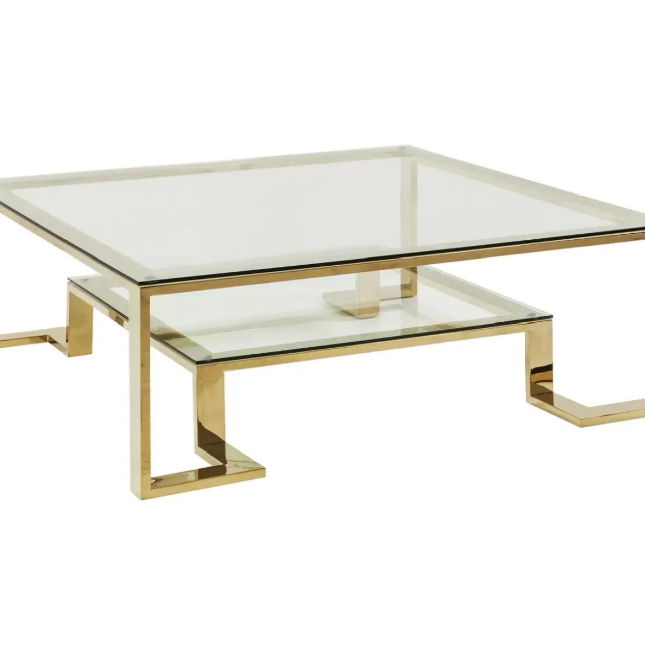 Tische-KARE Design Couchtisch Gold Rush 120X120Cm