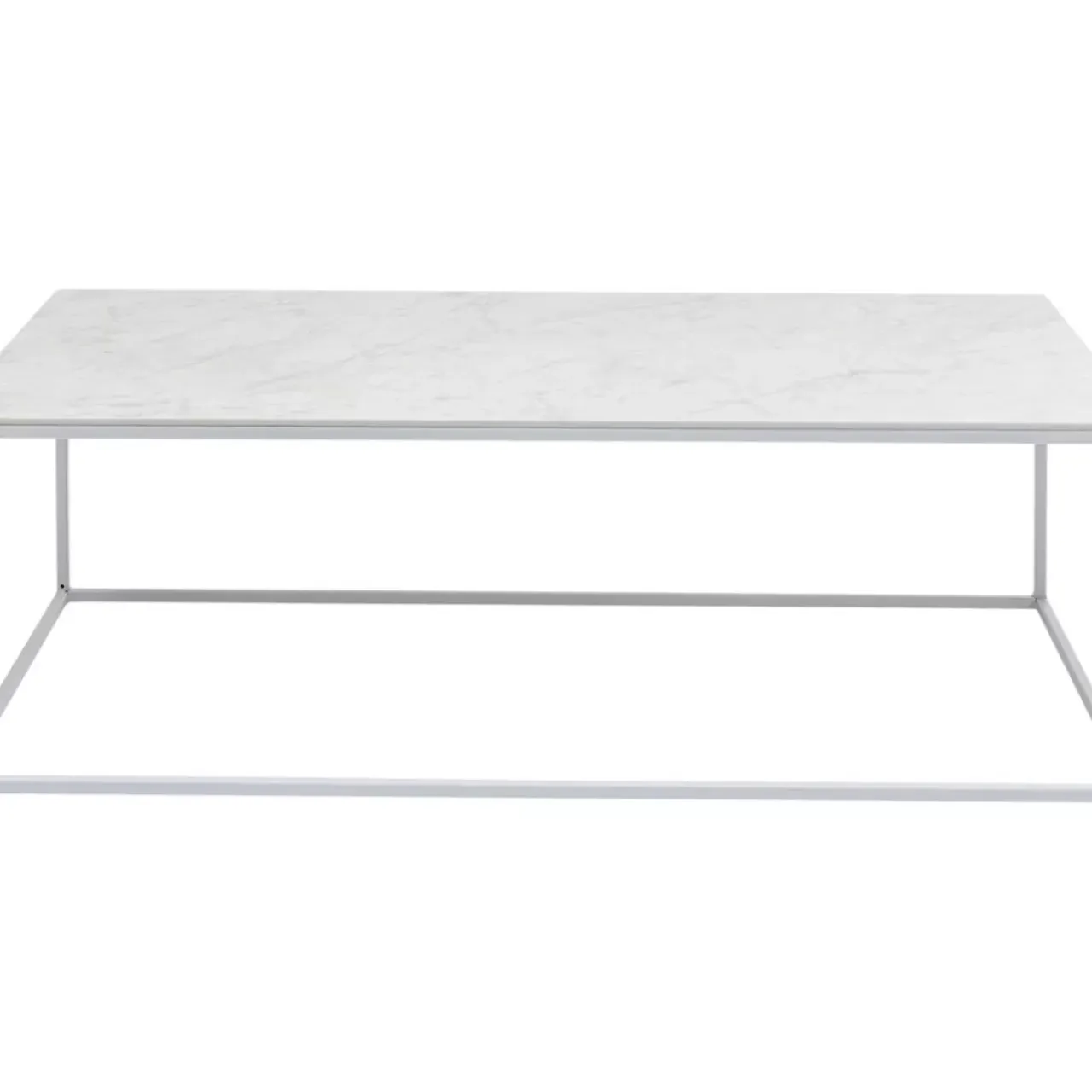 Outdoormöbel-KARE Design Couchtisch Greta Weiss 100X50