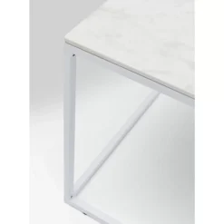 Outdoormöbel-KARE Design Couchtisch Greta Weiss 100X50