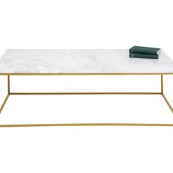Tische-KARE Design Couchtisch Key West Gold 120X60