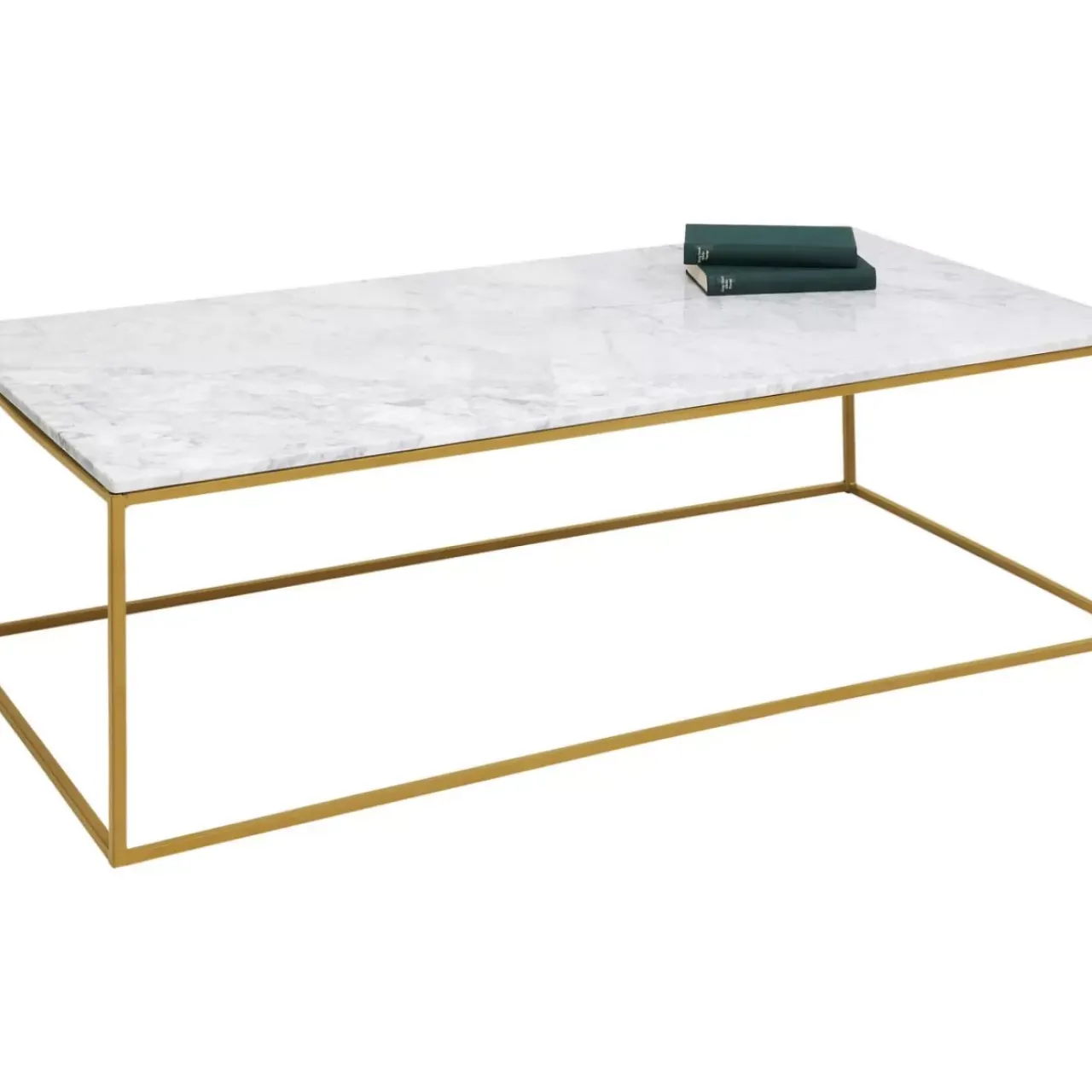 Tische-KARE Design Couchtisch Key West Gold 120X60