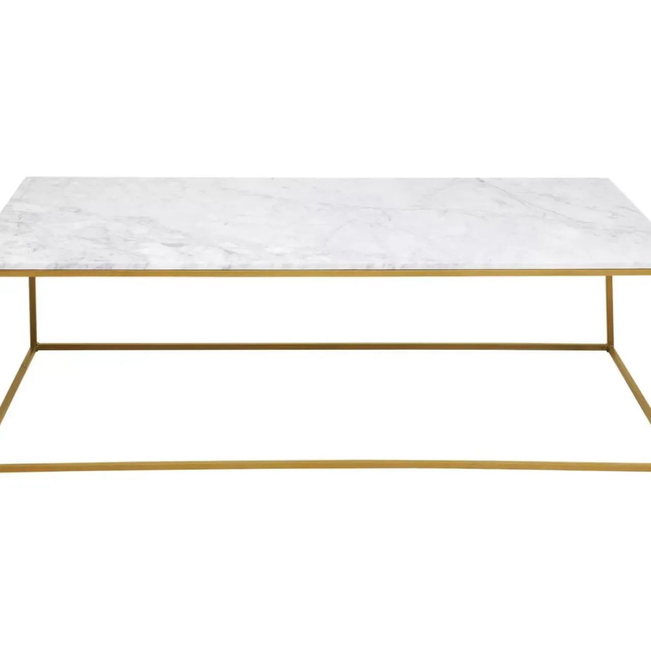Tische-KARE Design Couchtisch Key West Gold 120X60
