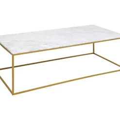 Tische-KARE Design Couchtisch Key West Gold 120X60