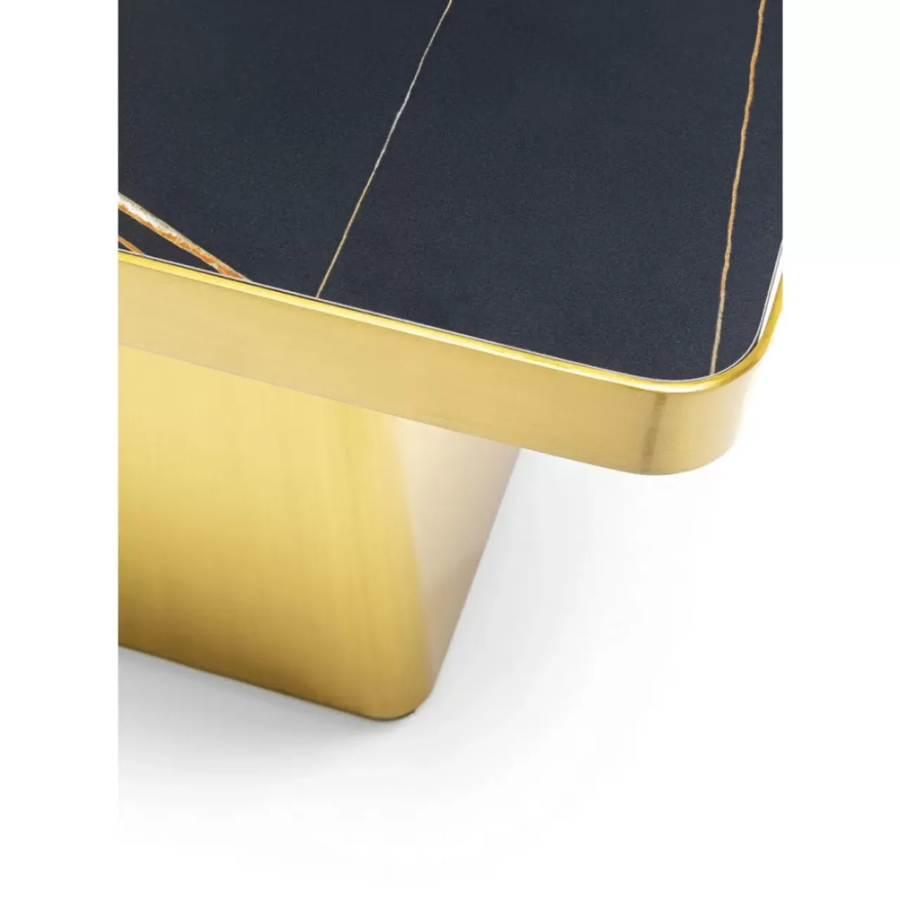 Tische-KARE Design Couchtisch Miler Gold 80X80Cm