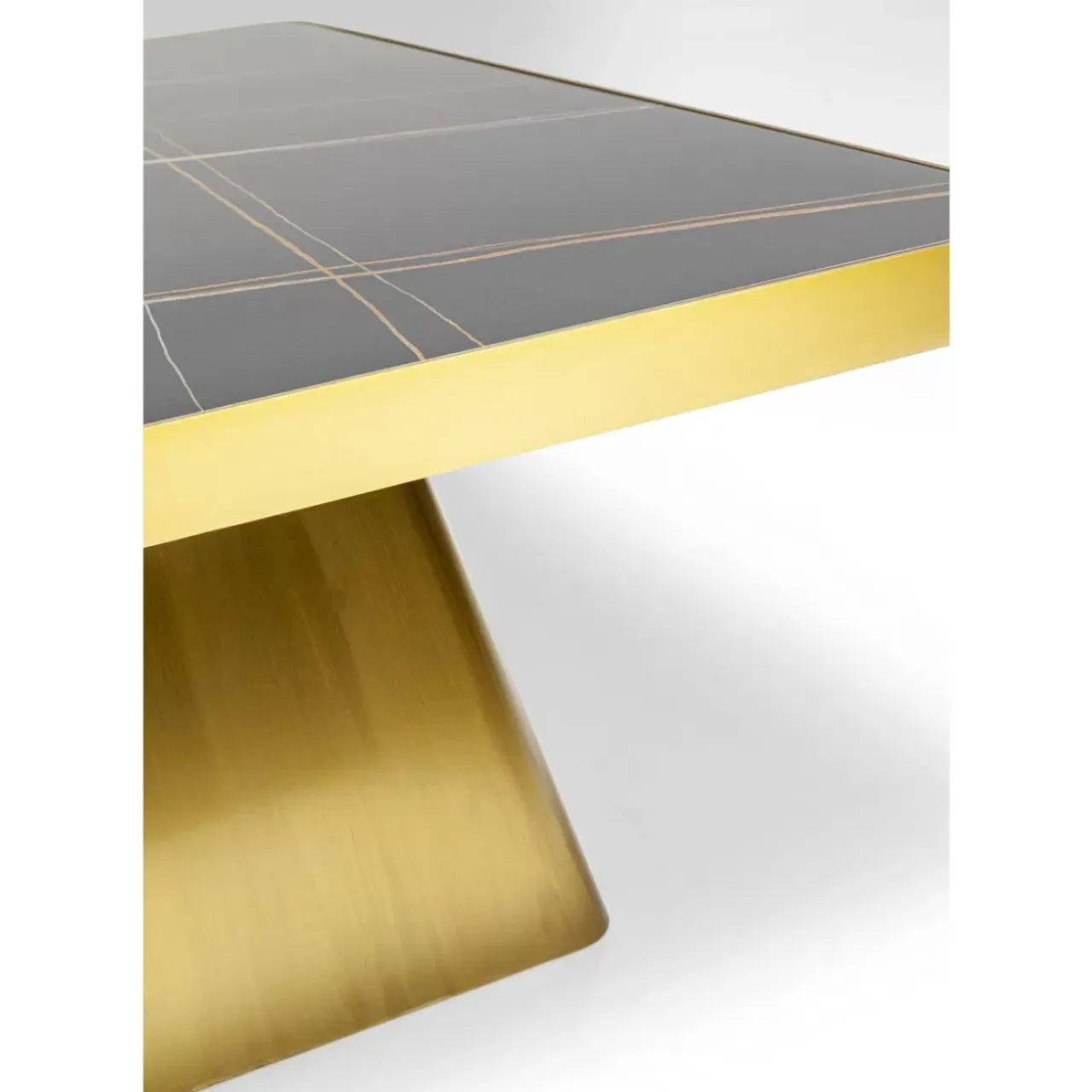 Tische-KARE Design Couchtisch Miler Gold 80X80Cm