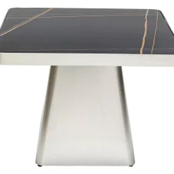 Tische-KARE Design Couchtisch Miler Silber 80X80Cm