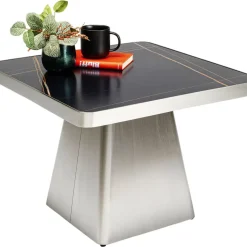 Tische-KARE Design Couchtisch Miler Silber 80X80Cm