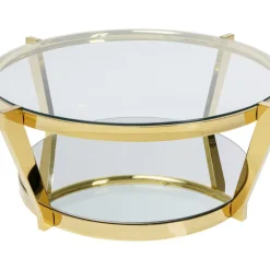 Tische-KARE Design Couchtisch Monocolo Gold O90