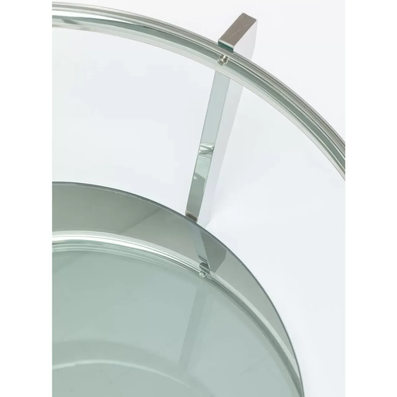 Tische-KARE Design Couchtisch Monocolo Silber O90