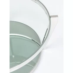 Tische-KARE Design Couchtisch Monocolo Silber O90