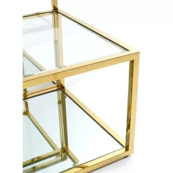 Tische-KARE Design Couchtisch Orion Gold (4/Set)