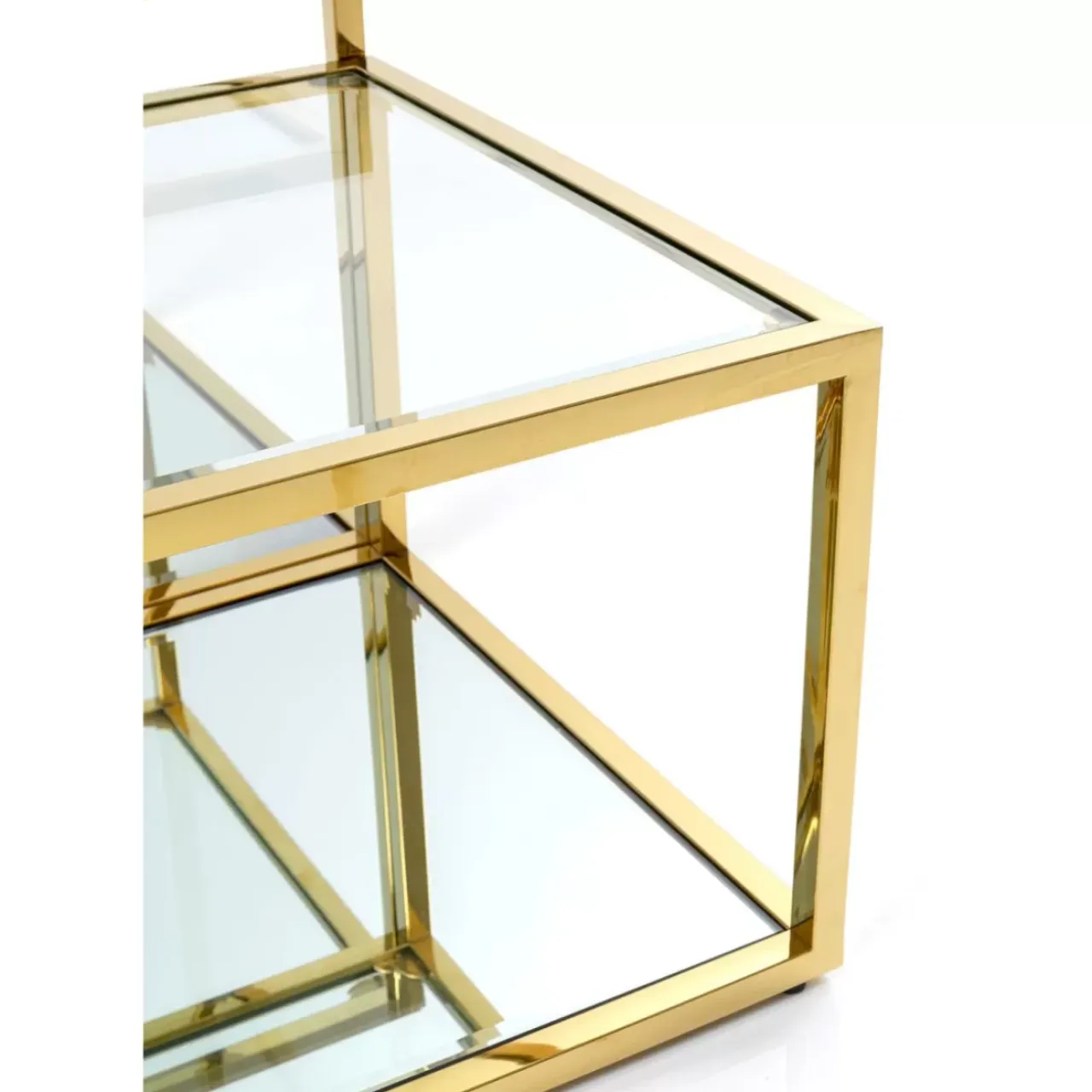 Tische-KARE Design Couchtisch Orion Gold (4/Set)