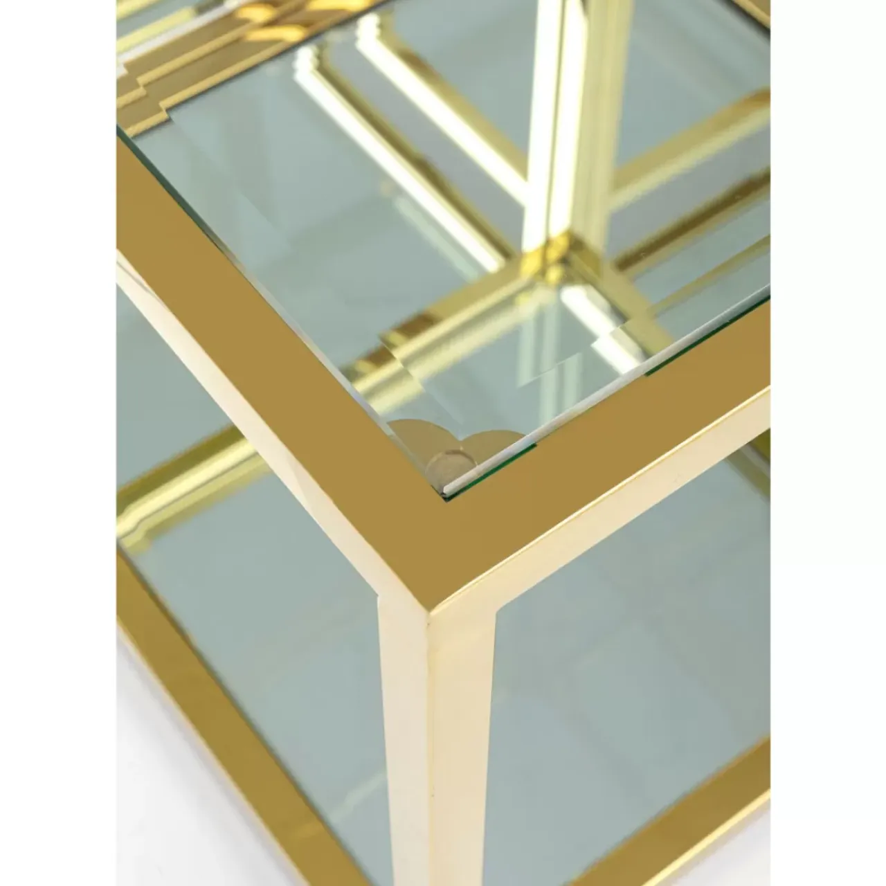 Tische-KARE Design Couchtisch Orion Gold (4/Set)