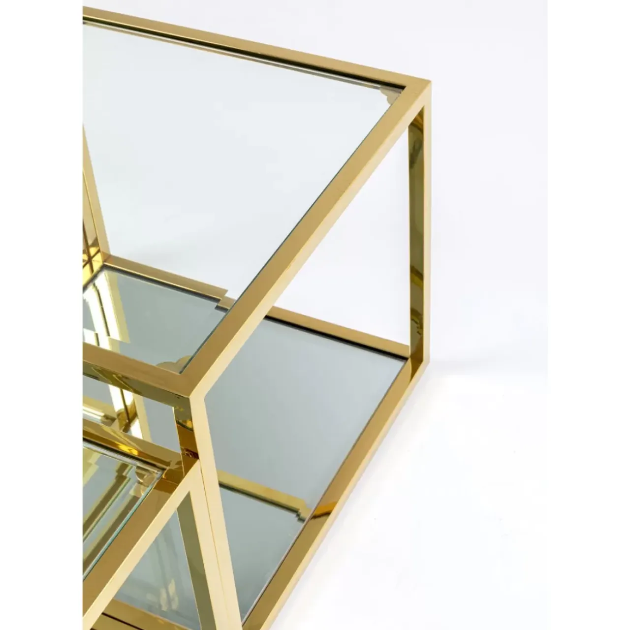 Tische-KARE Design Couchtisch Orion Gold (4/Set)