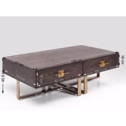 Tische-KARE Design Couchtisch Osaka 138X77Cm