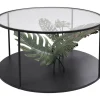 Tische-KARE Design Couchtisch Palms Schwarz O80Cm