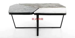 Tische-KARE Design Couchtisch Patches 103X102Cm