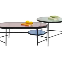Tische-KARE Design Couchtisch Rainbow (2/Set)