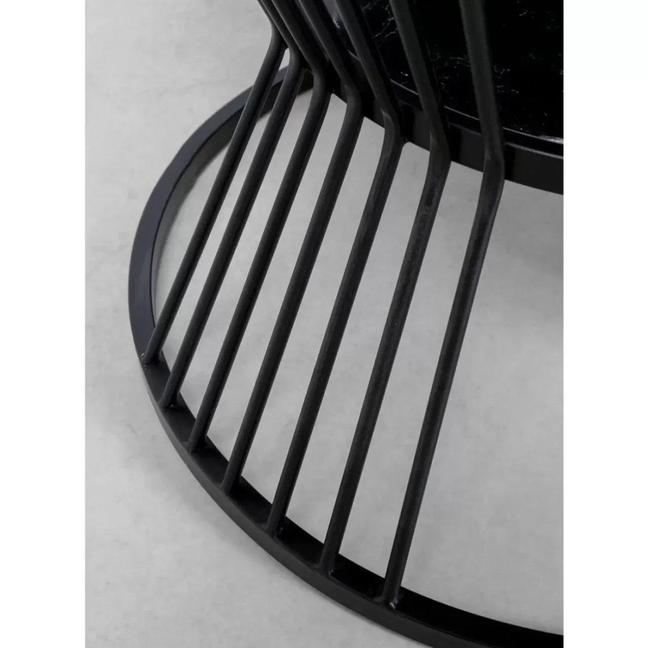Tische-KARE Design Couchtisch Roma Schwarz (2/Set)