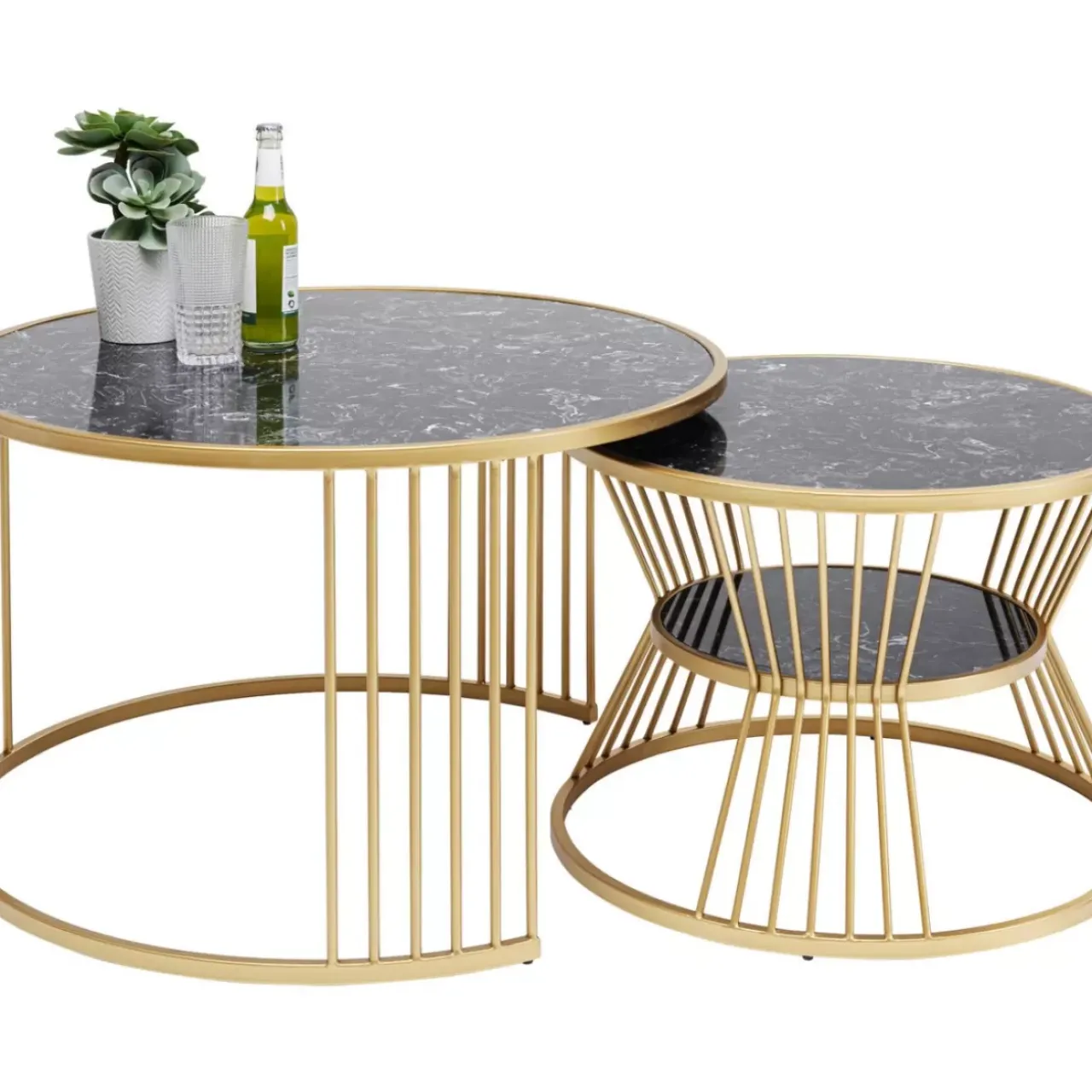 Tische-KARE Design Couchtisch Roma (2/Set)