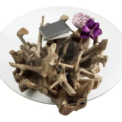 Tische-KARE Design Couchtisch Roots O100Cm