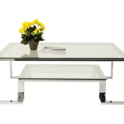 Tische-KARE Design Couchtisch Silver Rush 120X120Cm
