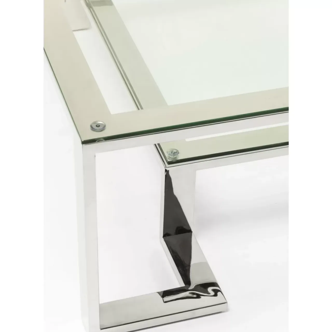 Tische-KARE Design Couchtisch Silver Rush 120X120Cm