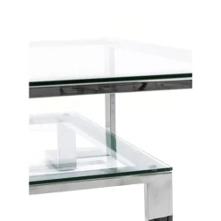 Tische-KARE Design Couchtisch Silver Rush 120X120Cm