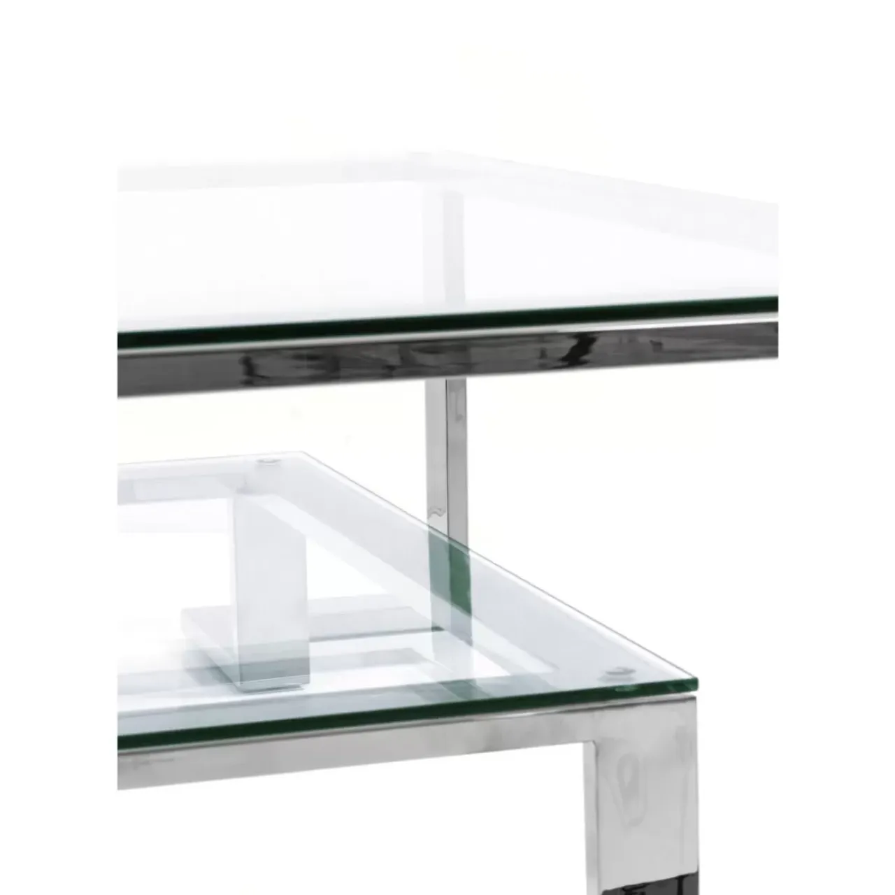 Tische-KARE Design Couchtisch Silver Rush 120X120Cm