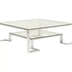 Tische-KARE Design Couchtisch Silver Rush 120X120Cm