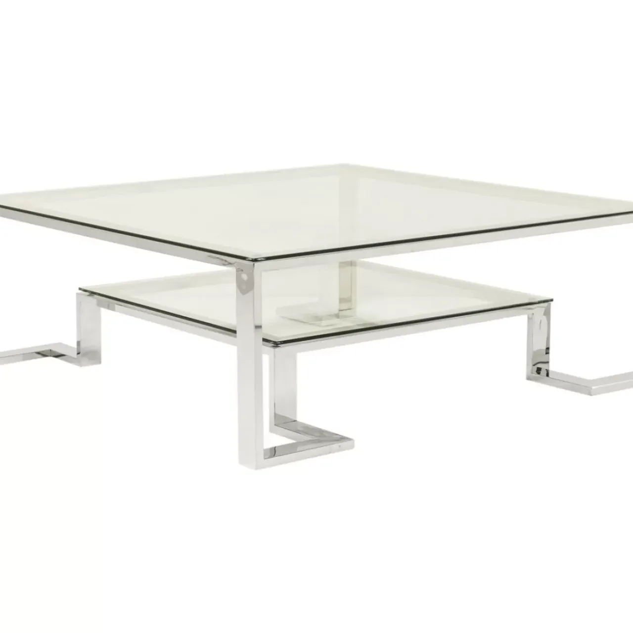 Tische-KARE Design Couchtisch Silver Rush 120X120Cm