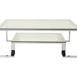 Tische-KARE Design Couchtisch Silver Rush 120X120Cm
