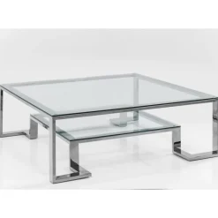 Tische-KARE Design Couchtisch Silver Rush 120X120Cm