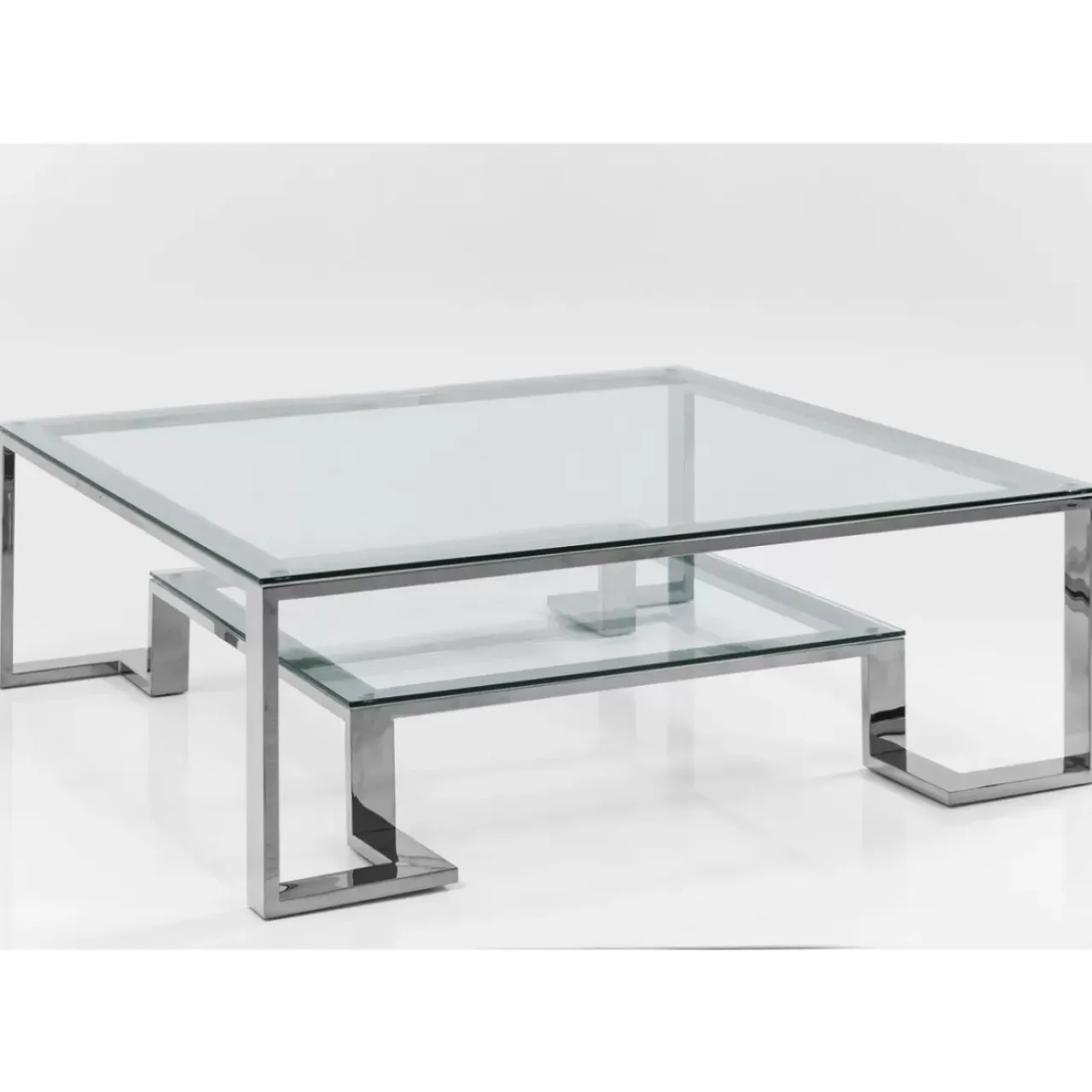 Tische-KARE Design Couchtisch Silver Rush 120X120Cm