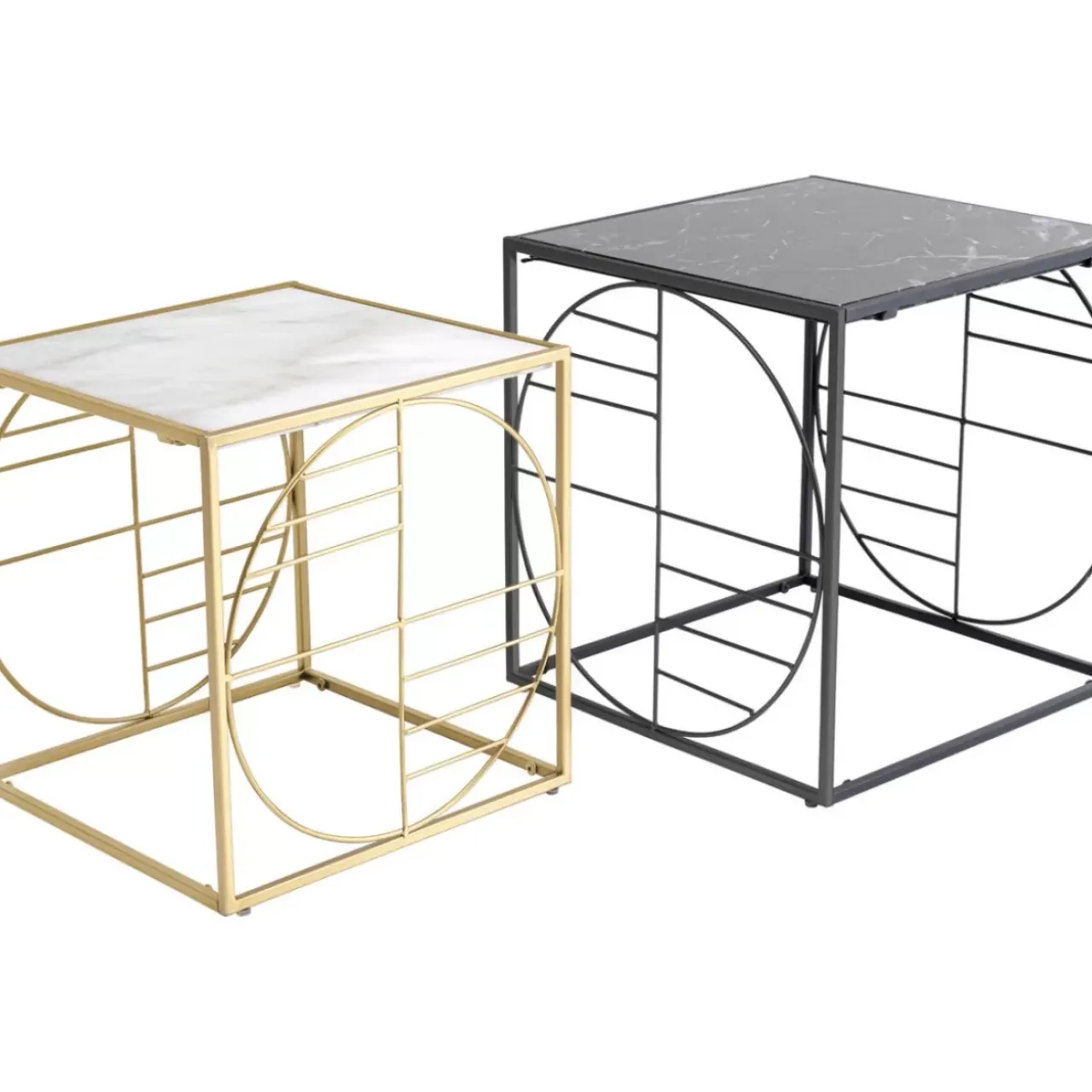Tische-KARE Design Couchtisch Techno 1 (2/Set)
