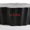 Tische-KARE Design Couchtisch Tree Stump Schwarz 119X68Cm