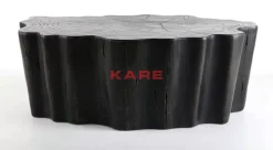 Tische-KARE Design Couchtisch Tree Stump Schwarz 119X68Cm